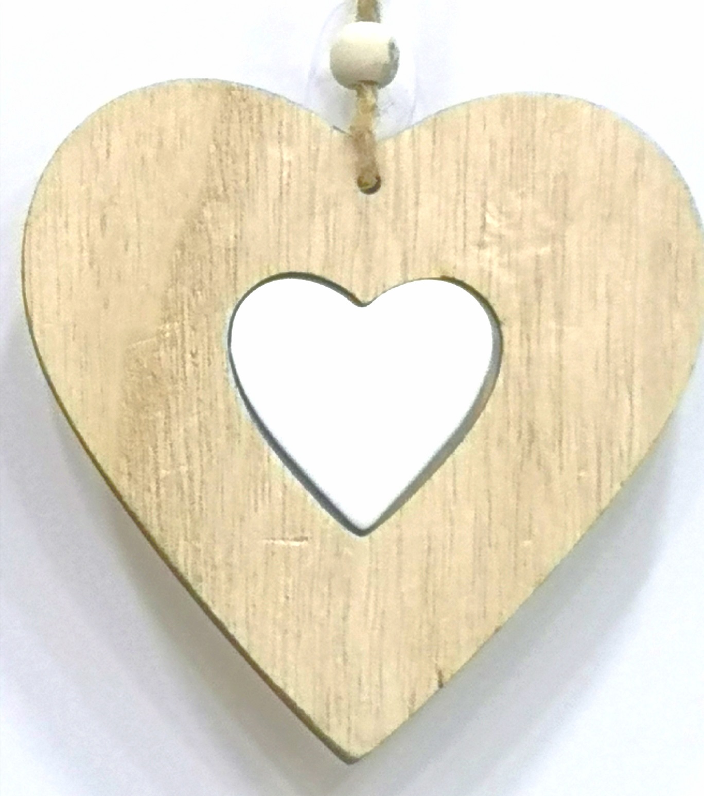 Drewniane Serce do zawieszenia 10*10 cm